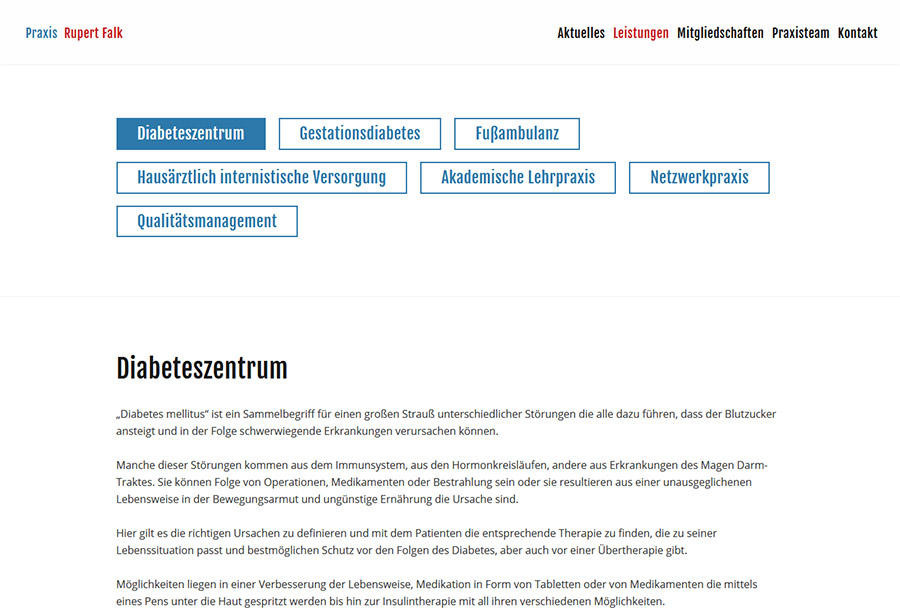 Webdesign Arzt Website Berlin
